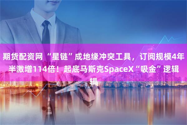 期货配资网 “星链”成地缘冲突工具，订阅规模4年半激增114倍！起底马斯克SpaceX“吸金”逻辑